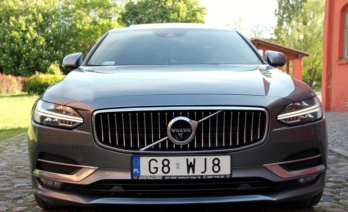 Volvo S90 cena 92900 przebieg: 239000, rok produkcji 2016 z Goniądz małe 92